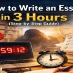 Write an Essay in 3 Hours: Step-by-Step Guide to Finish Fast