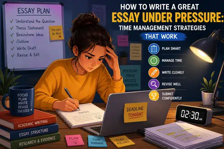 write essay under pressure